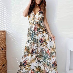 H&M Long Floral Dress | Size 10